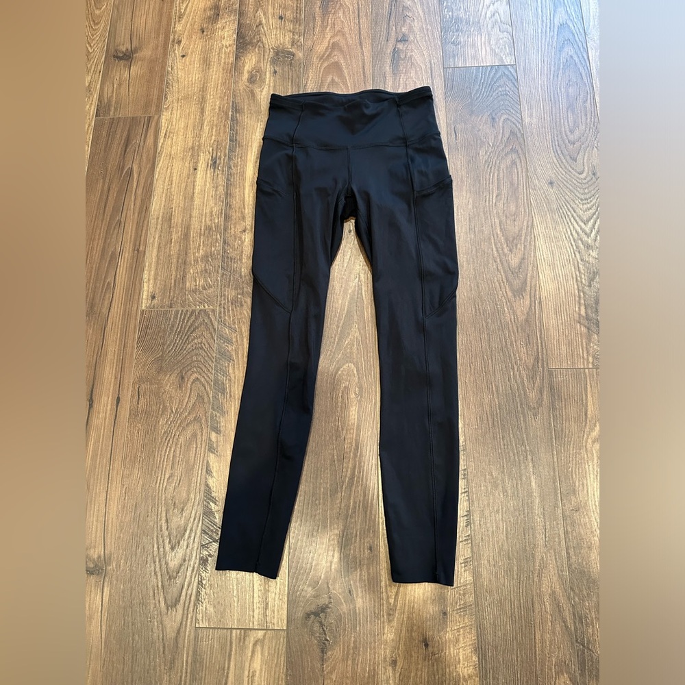 Lululemon Fast & Free 7/8 Tight (Nulux 25"), size 4, black